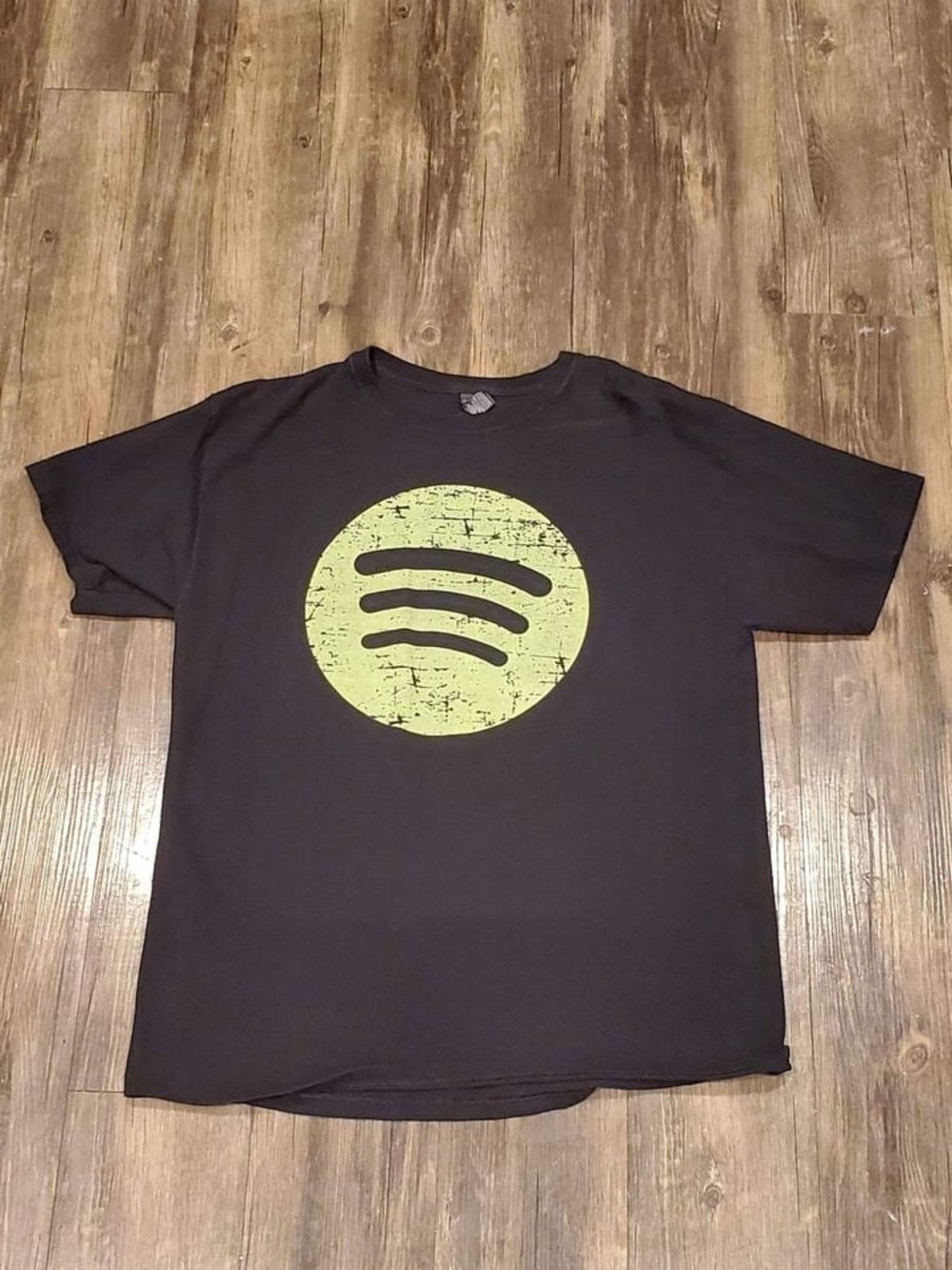 Men's Black Spotify T-Shirt Size L